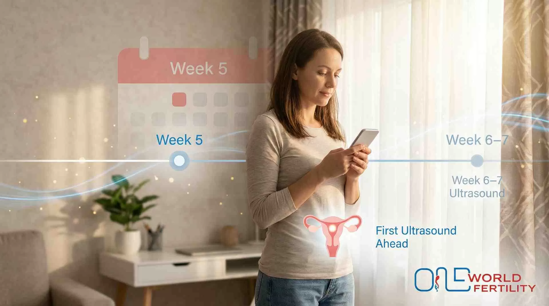 What symptoms are common at 5 weeks IVF pregnancy