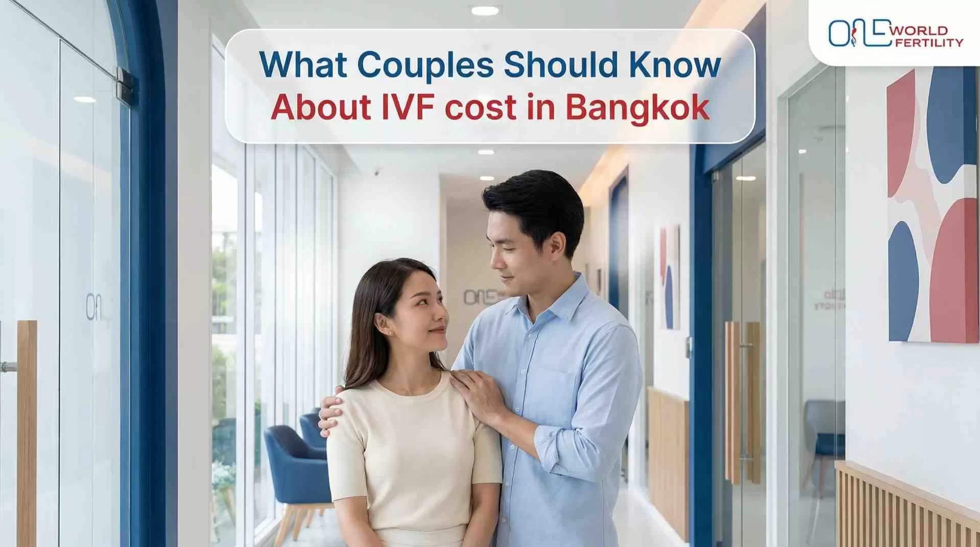 Doctor discussing IVF treatment cost with a couple at a fertility clinic in Bangkok, Thailand
