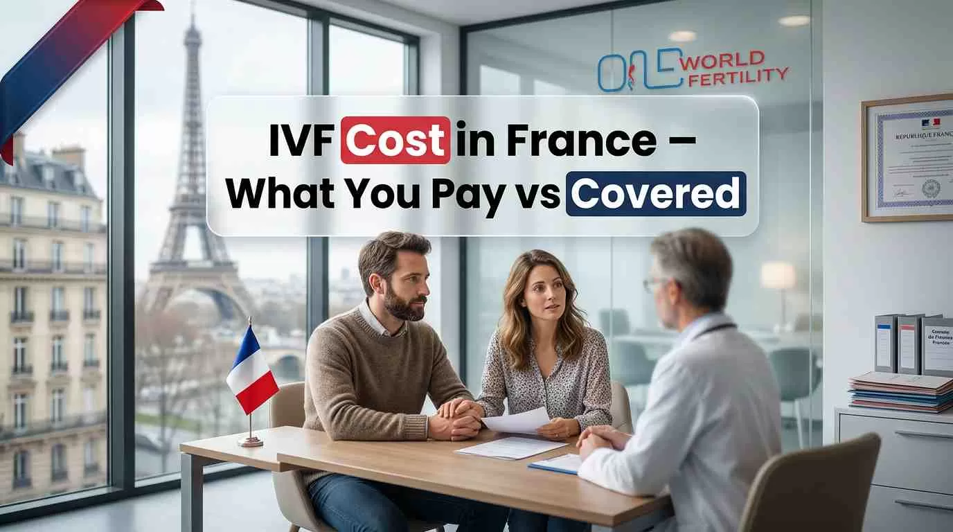 IVF cost in France breakdown showing government coverage, treatment pricing, and success rates for couples