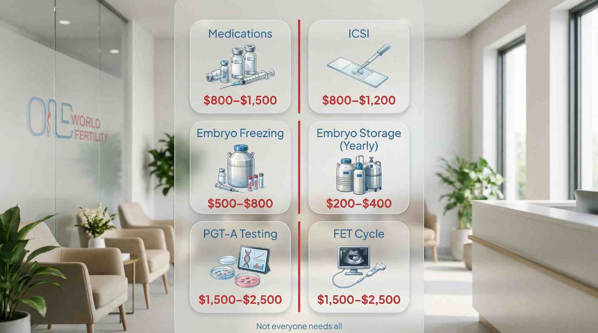 Common Extra Costs Couples Should Expect- one world fertility.jpeg