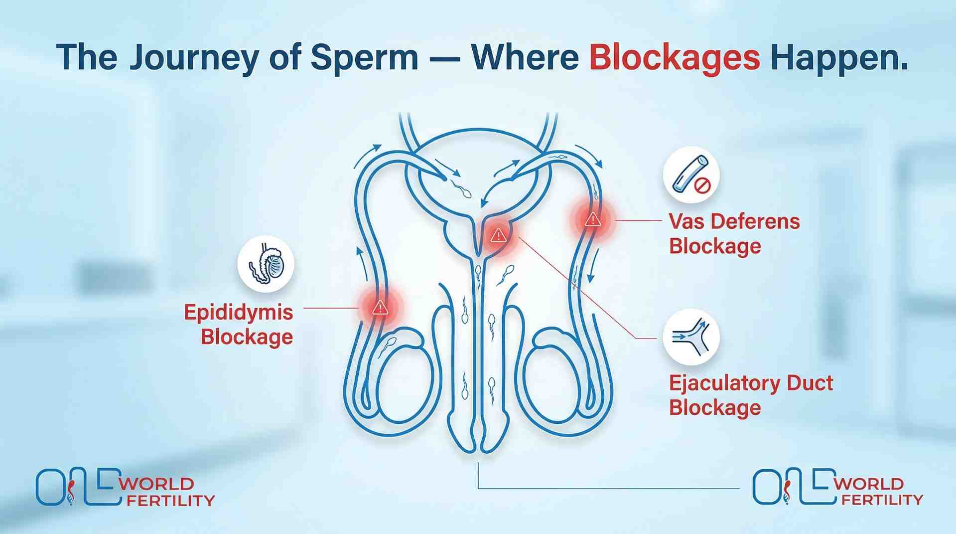 The Journey of Sperm - Where Blockages Happen - ONEWORLD FERTILITY
