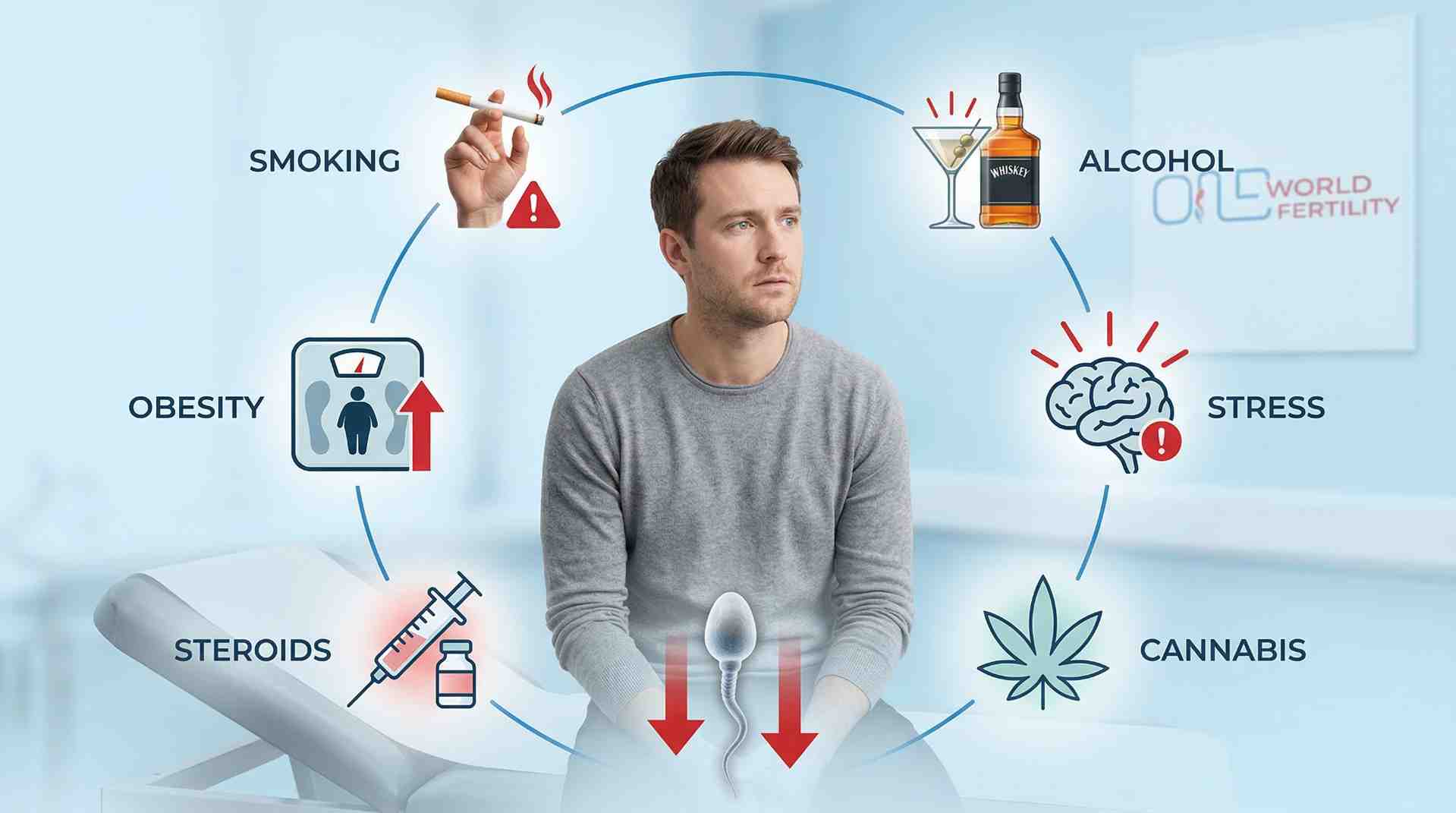 Lifestyle Causes of Male Infertility - Oneworld Fertility