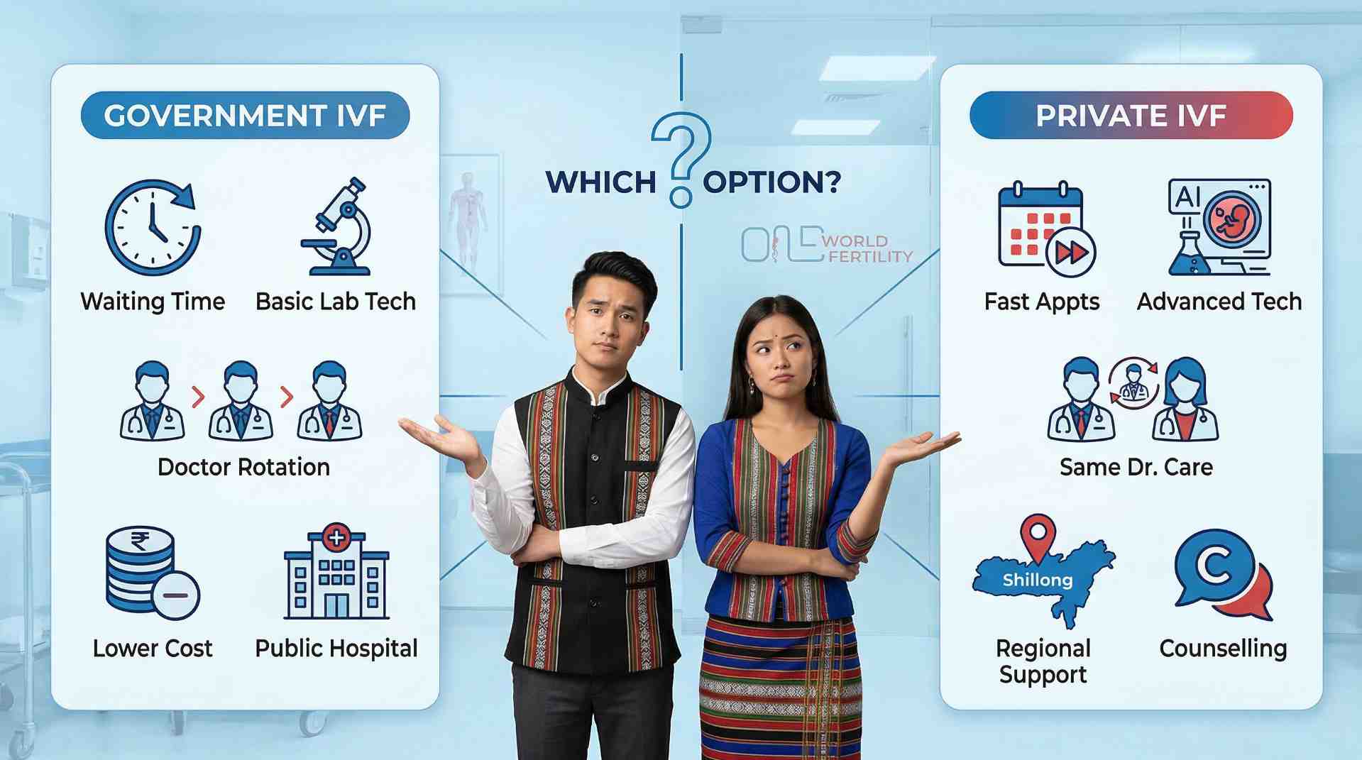 Government vs Private IVF in Shillong