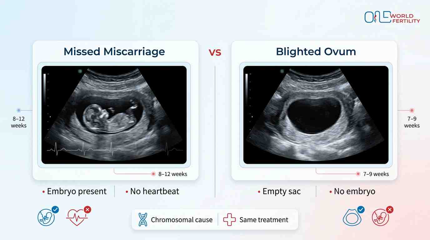 Missed Miscarriage vs Blighted Ovum - Oneworld fertility Missed Miscarriage vs Blighted Ovum - Oneworld fertility