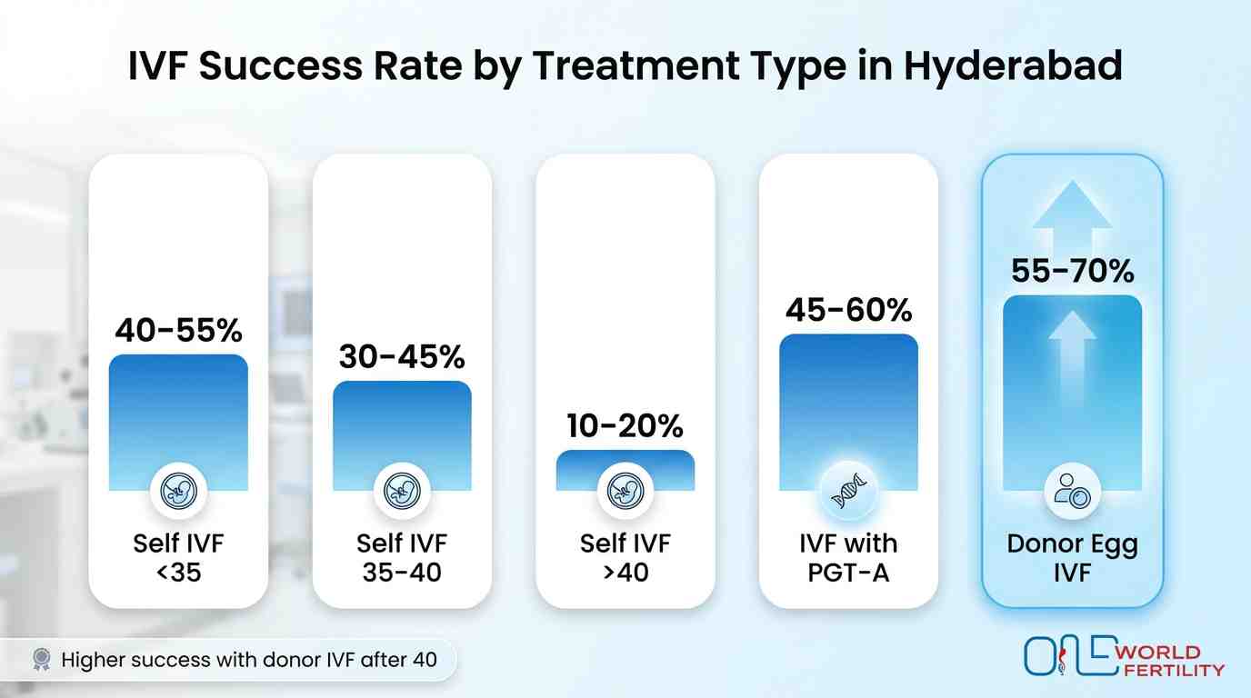 IVF Success Rate by Treatment Type in Hyderabad